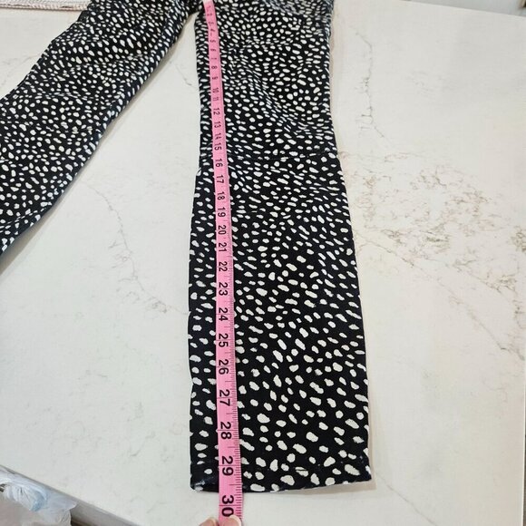 Tory Burch Walker Jeans Pants Size 25 Dotted Pony Print Denim Stretch Ankle - Picture 11 of 14